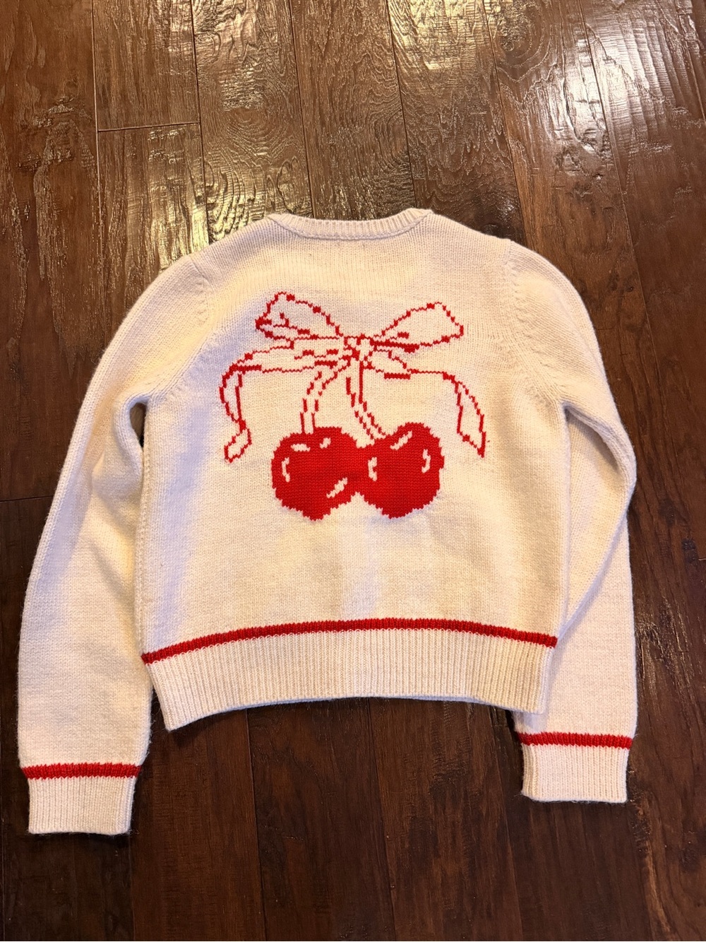 Anthropologie Cherry Sweater - Picture 4 of 7